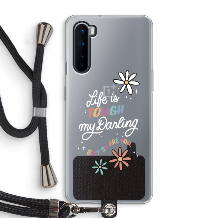 Tough Life: OnePlus Nord Transparant Hoesje met koord