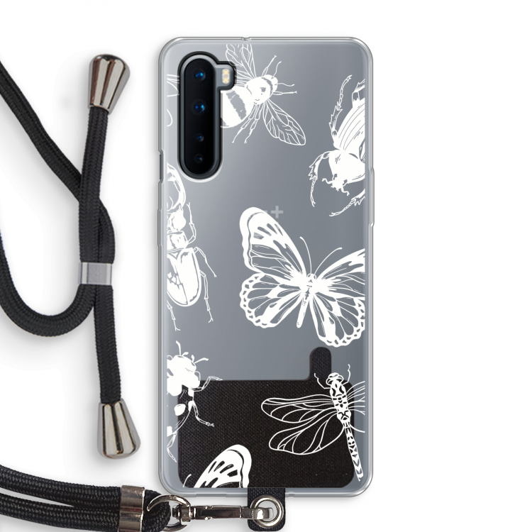 Tiny Bugs: OnePlus Nord Transparant Hoesje met koord