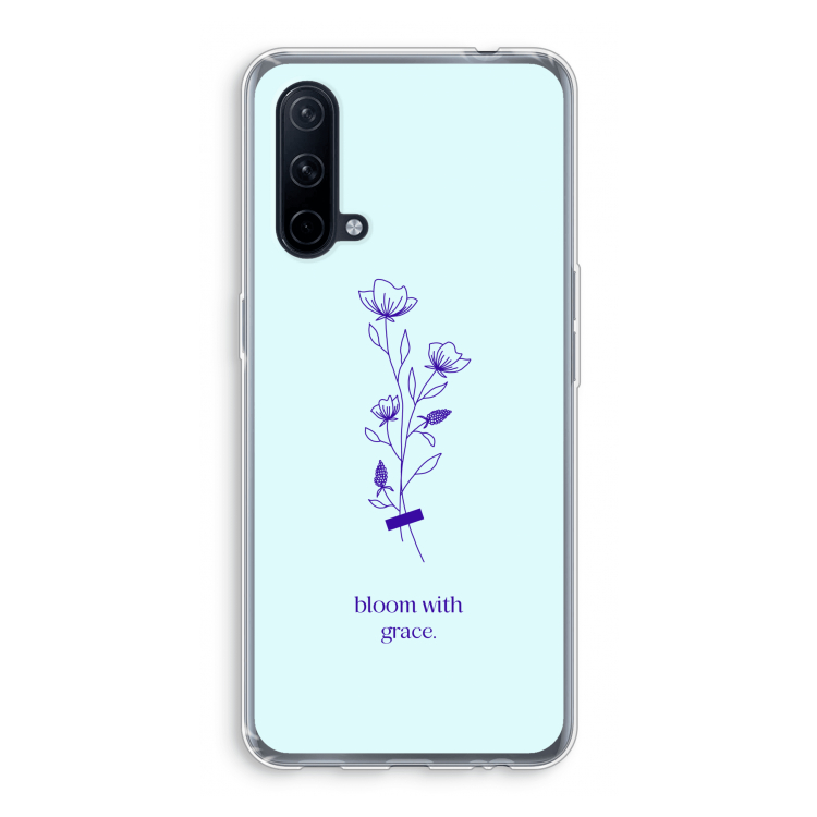 Bloom with grace: OnePlus Nord CE 5G Transparant Hoesje