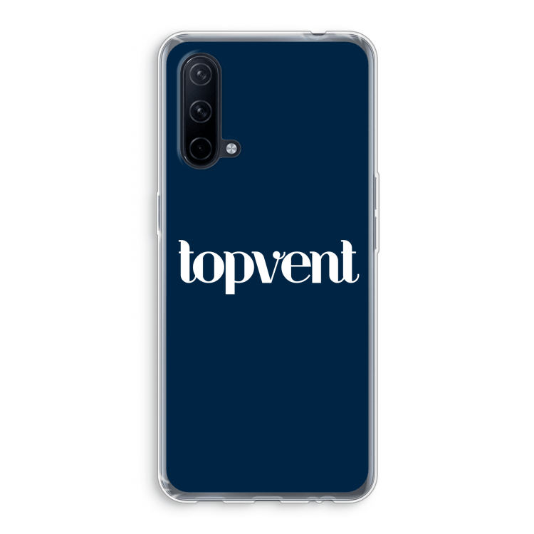 Topvent Navy: OnePlus Nord CE 5G Transparant Hoesje