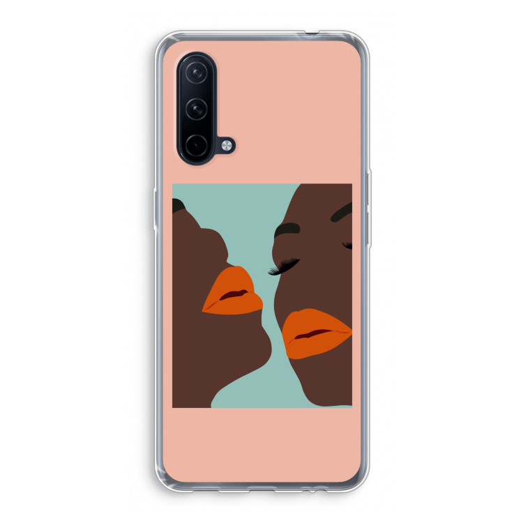 Orange lips: OnePlus Nord CE 5G Transparant Hoesje