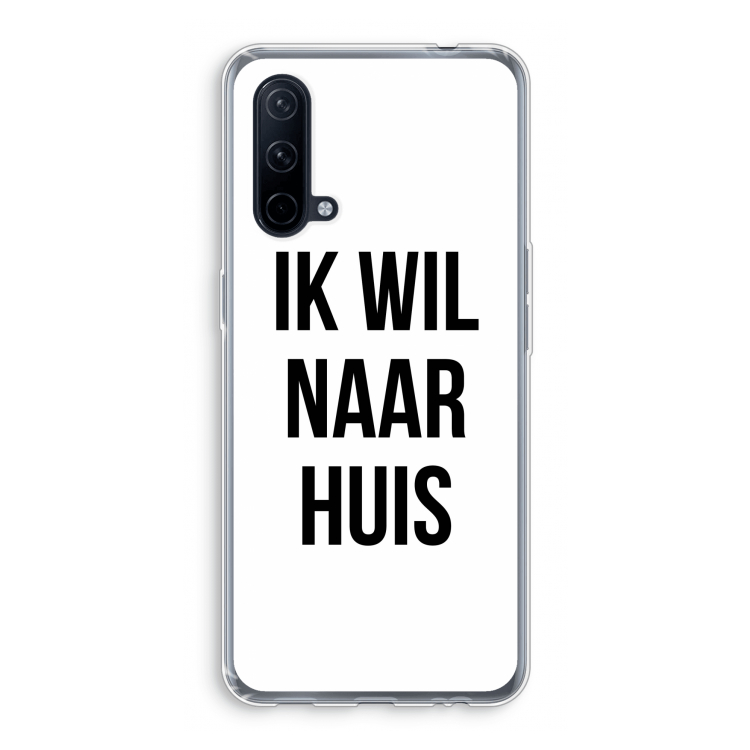 Ik wil naar huis: OnePlus Nord CE 5G Transparant Hoesje
