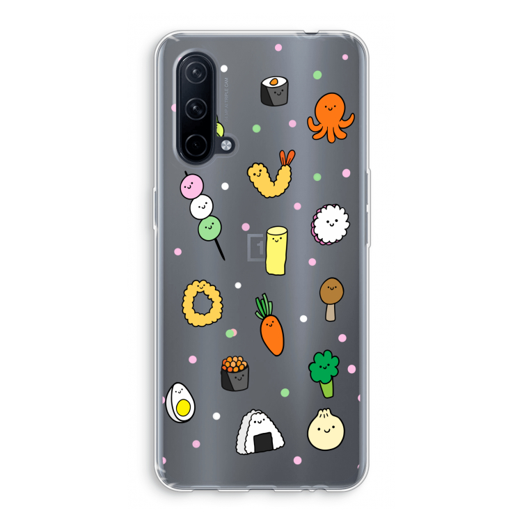 Happy bento friends: OnePlus Nord CE 5G Transparant Hoesje