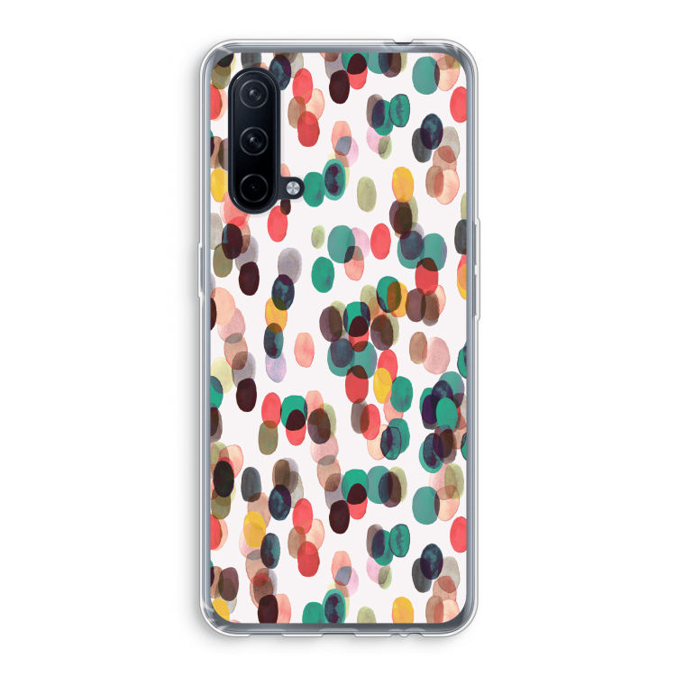 Tropical Dots: OnePlus Nord CE 5G Transparant Hoesje