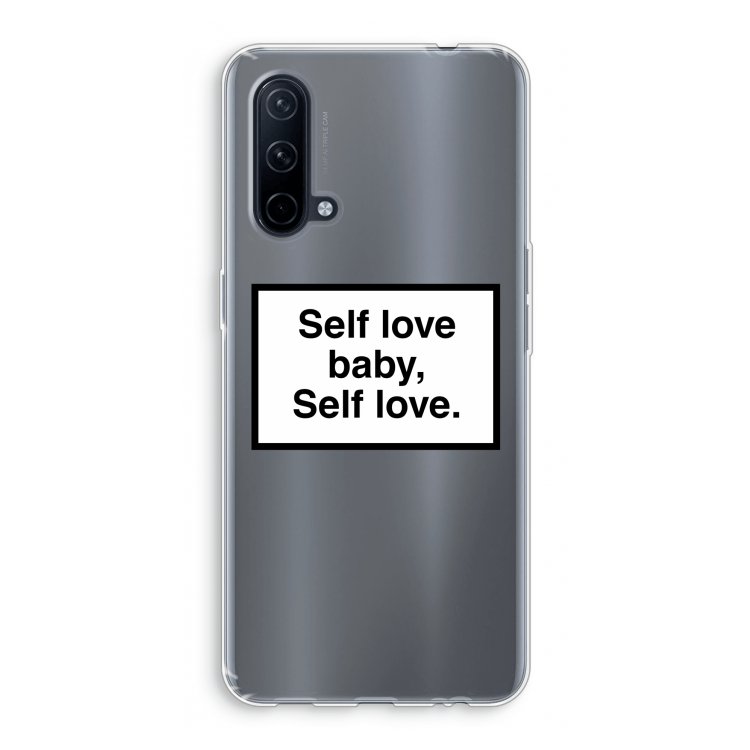 Self love: OnePlus Nord CE 5G Transparant Hoesje
