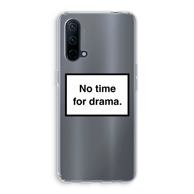 No drama: OnePlus Nord CE 5G Transparant Hoesje