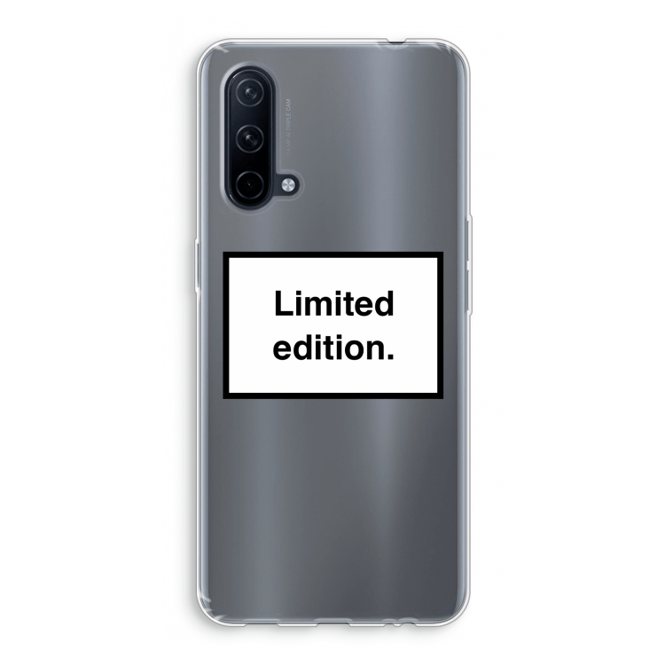 Limited edition: OnePlus Nord CE 5G Transparant Hoesje