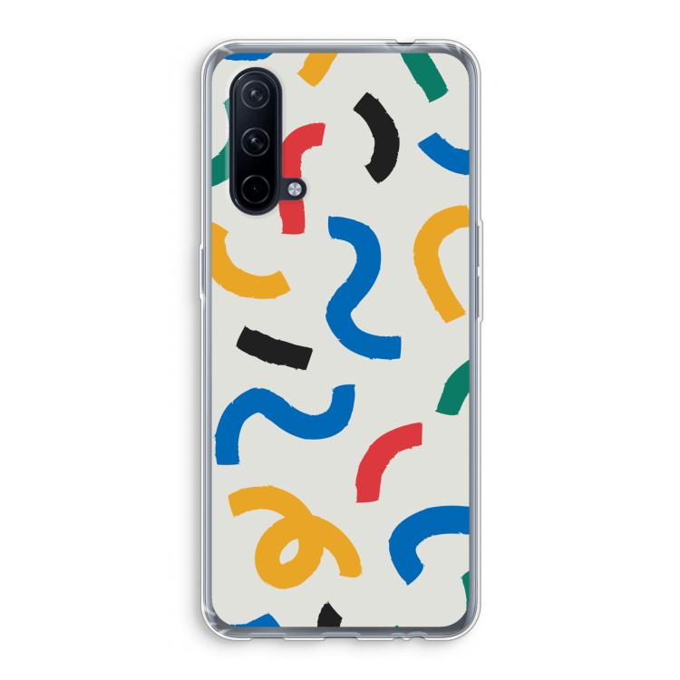 Illustratieve pop 2: OnePlus Nord CE 5G Transparant Hoesje