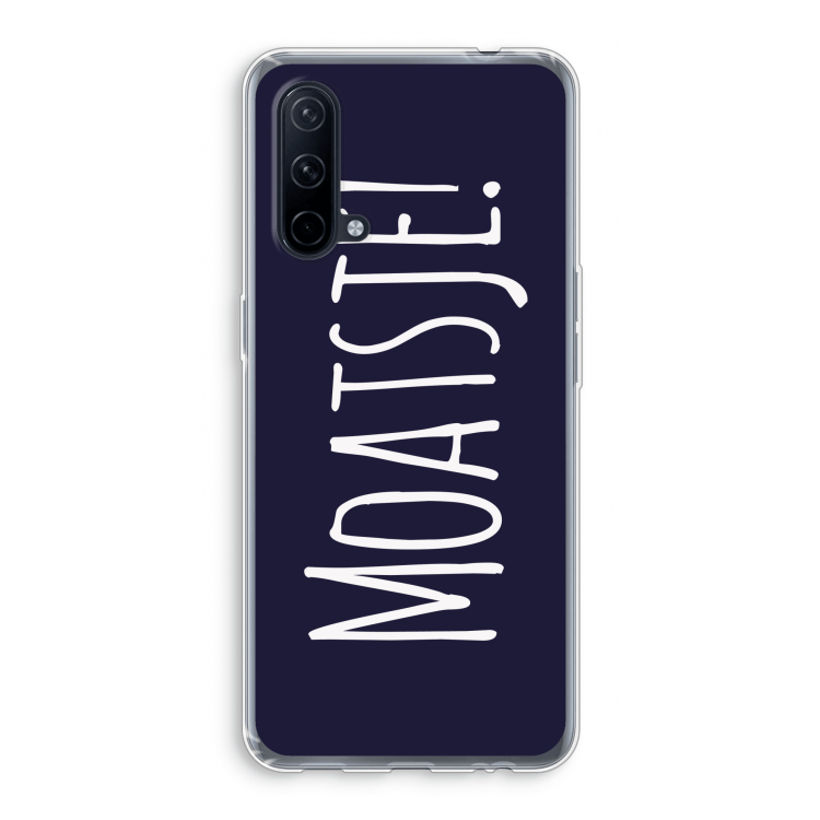 Moatsje!: OnePlus Nord CE 5G Transparant Hoesje