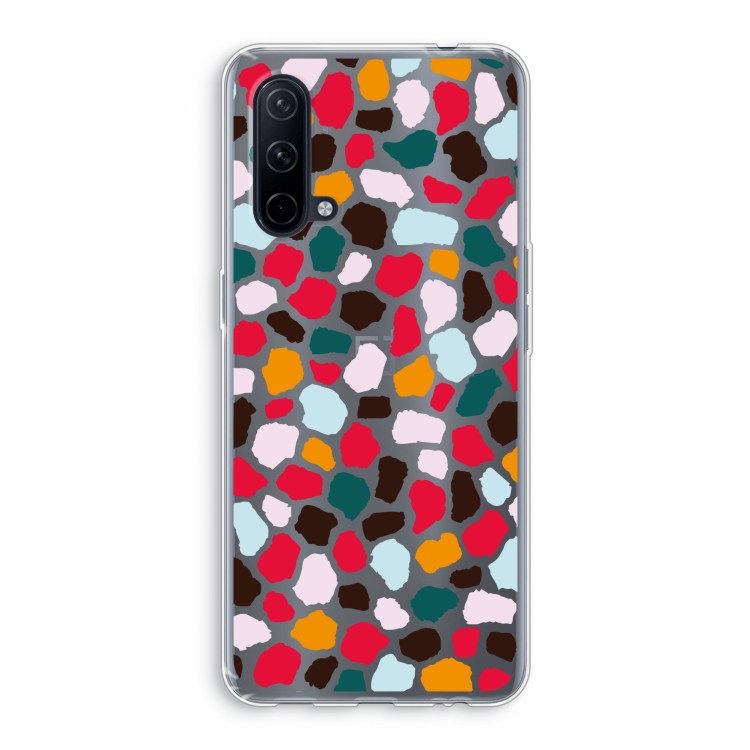 Colored Giraffe: OnePlus Nord CE 5G Transparant Hoesje