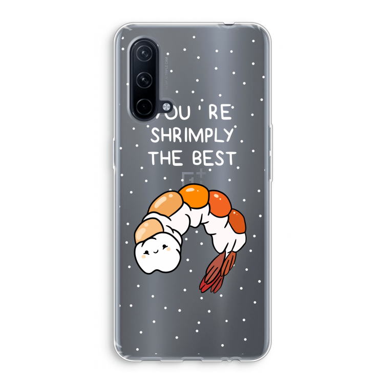 You're Shrimply The Best: OnePlus Nord CE 5G Transparant Hoesje