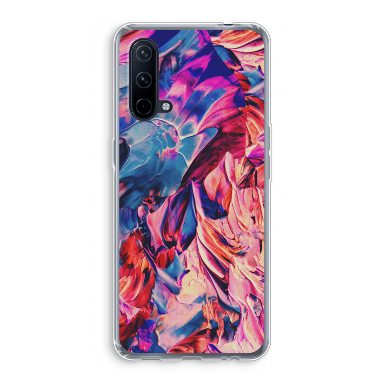 Pink Orchard: OnePlus Nord CE 5G Transparant Hoesje