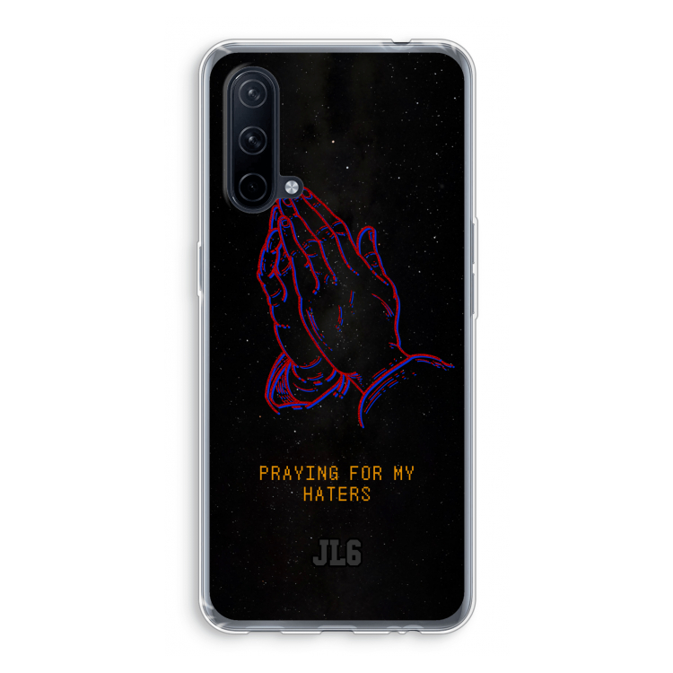 Praying For My Haters: OnePlus Nord CE 5G Transparant Hoesje