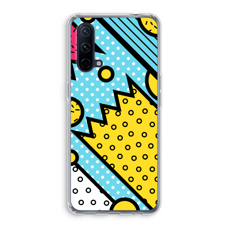 Pop Art #1: OnePlus Nord CE 5G Transparant Hoesje