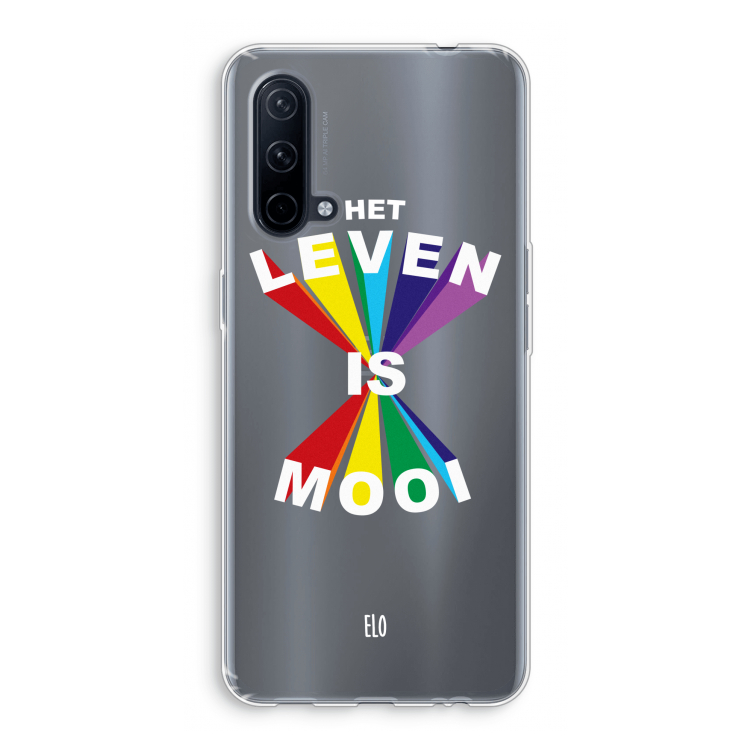 Het Leven Is Mooi: OnePlus Nord CE 5G Transparant Hoesje