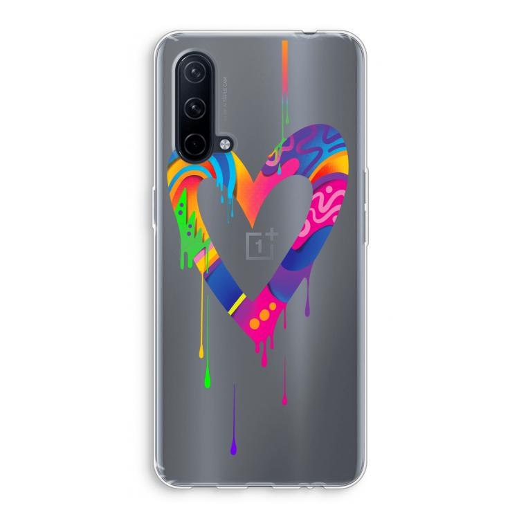 Melts My Heart: OnePlus Nord CE 5G Transparant Hoesje