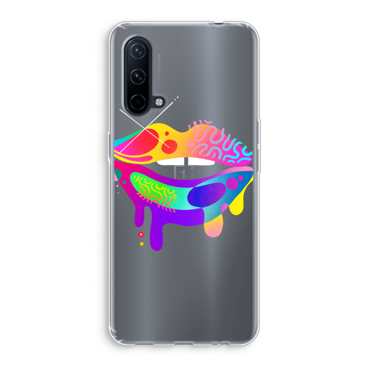 Lip Palette: OnePlus Nord CE 5G Transparant Hoesje