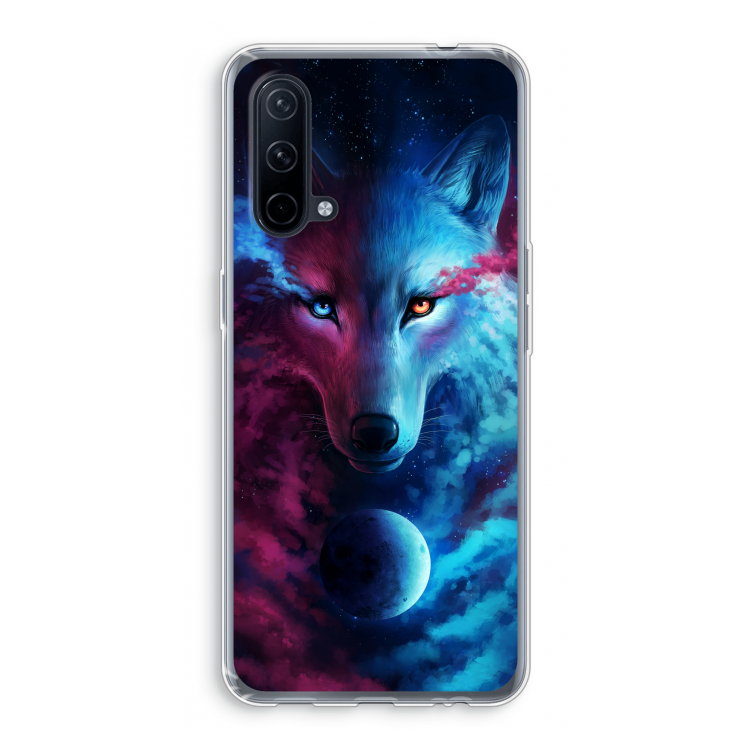 Where Light And Dark Meet: OnePlus Nord CE 5G Transparant Hoesje