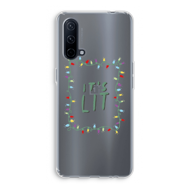 It's Lit: OnePlus Nord CE 5G Transparant Hoesje