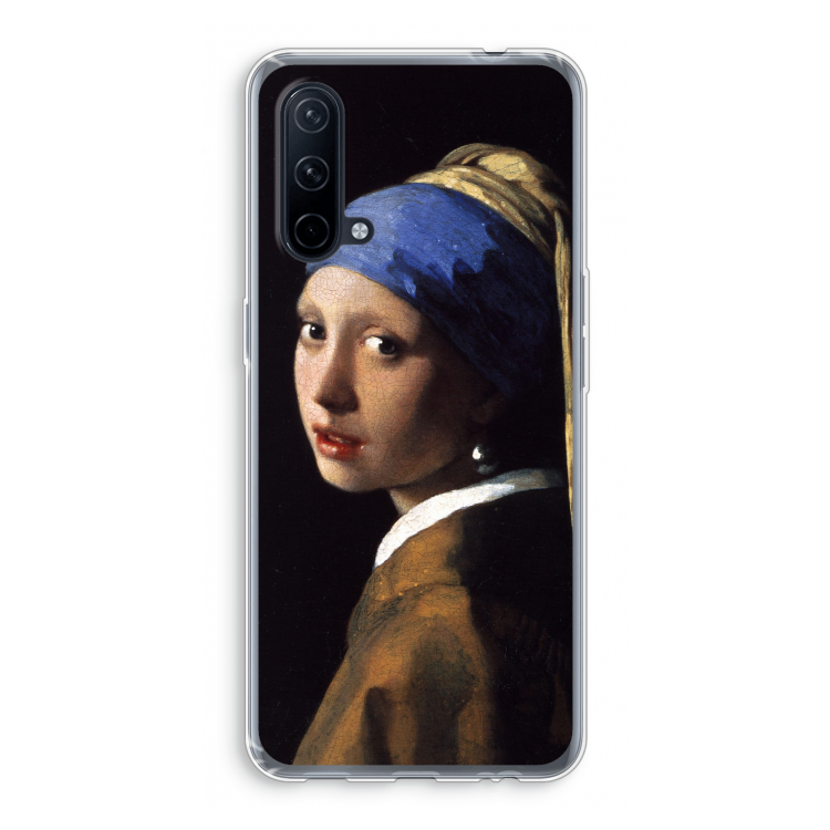 The Pearl Earring: OnePlus Nord CE 5G Transparant Hoesje