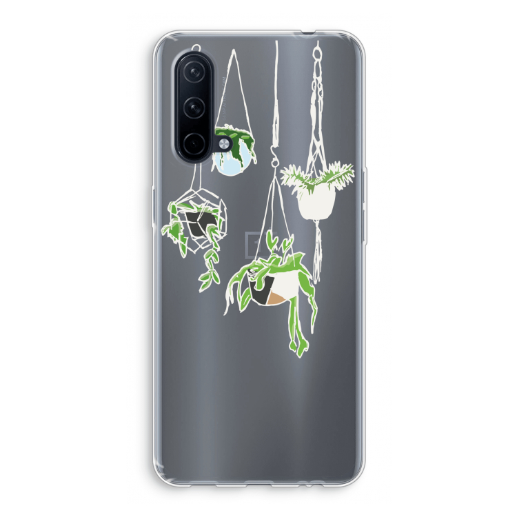 Hang In There: OnePlus Nord CE 5G Transparant Hoesje