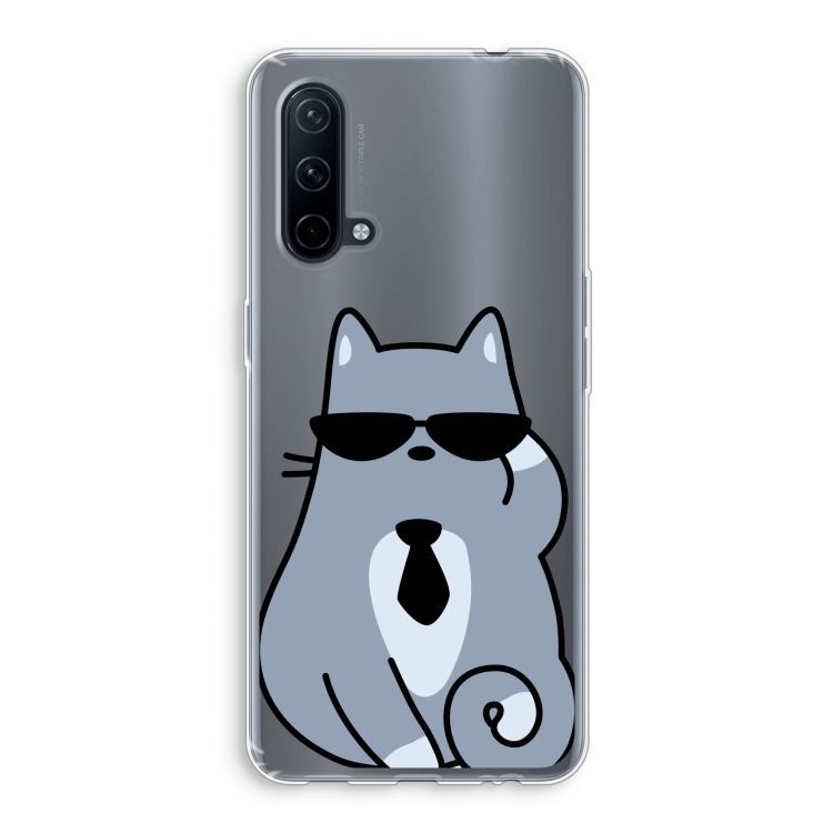 Cool cat: OnePlus Nord CE 5G Transparant Hoesje