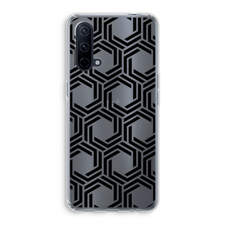 Geometrisch patroon: OnePlus Nord CE 5G Transparant Hoesje