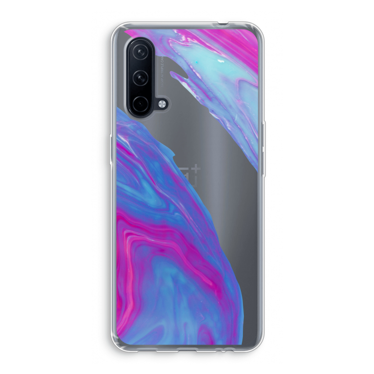 Zweverige regenboog: OnePlus Nord CE 5G Transparant Hoesje