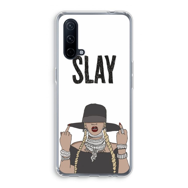 Slay All Day: OnePlus Nord CE 5G Transparant Hoesje