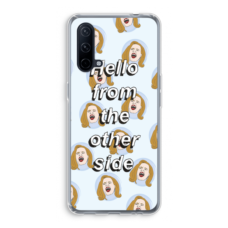 Hello: OnePlus Nord CE 5G Transparant Hoesje