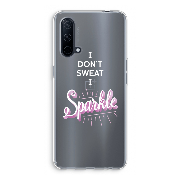 Sparkle quote: OnePlus Nord CE 5G Transparant Hoesje