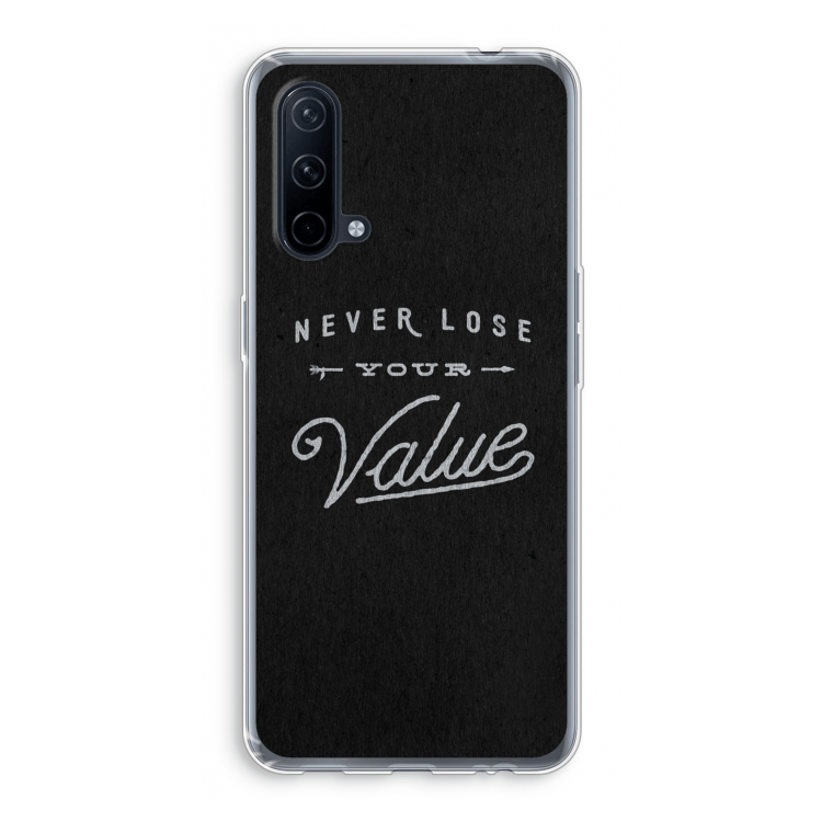 Never lose your value: OnePlus Nord CE 5G Transparant Hoesje