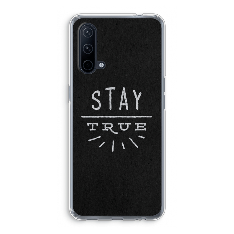 Stay true: OnePlus Nord CE 5G Transparant Hoesje