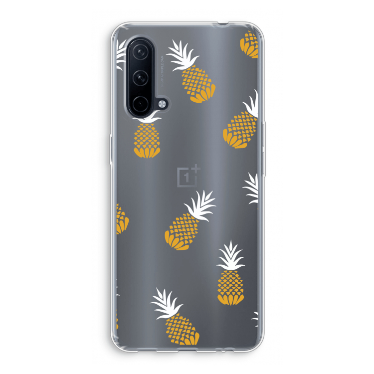 Ananasjes: OnePlus Nord CE 5G Transparant Hoesje