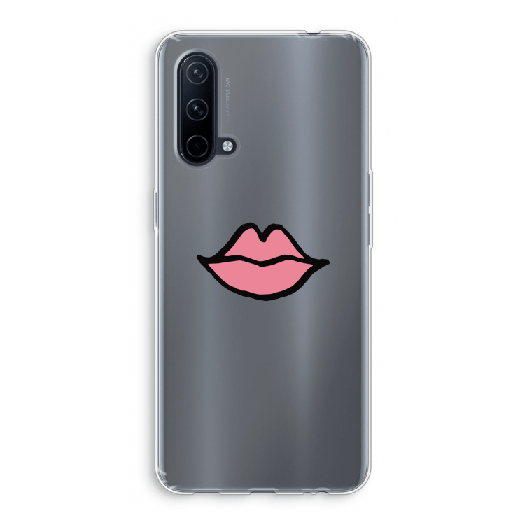Kusje: OnePlus Nord CE 5G Transparant Hoesje