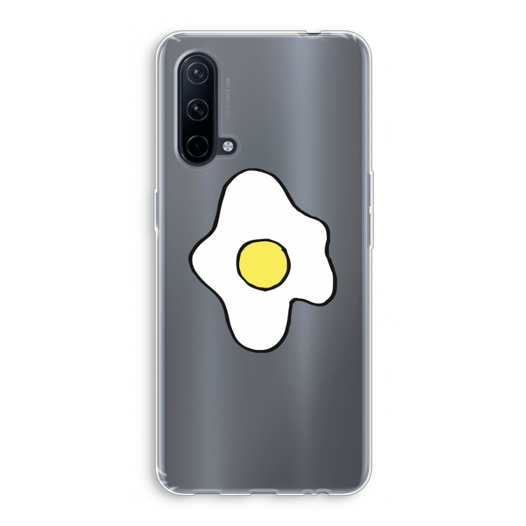 Spiegelei: OnePlus Nord CE 5G Transparant Hoesje