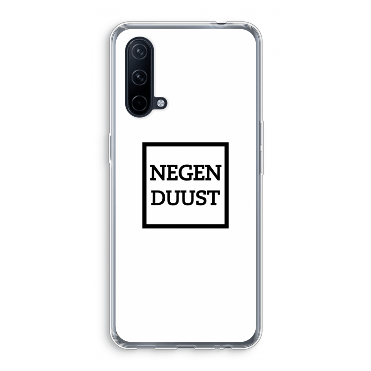 Negenduust vierkant: OnePlus Nord CE 5G Transparant Hoesje
