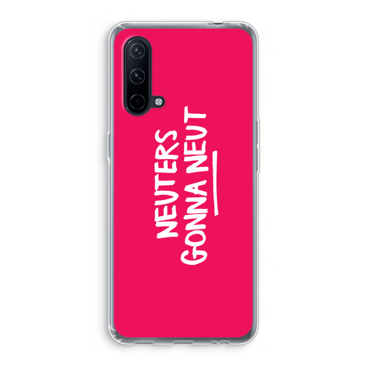 Neuters (roze): OnePlus Nord CE 5G Transparant Hoesje
