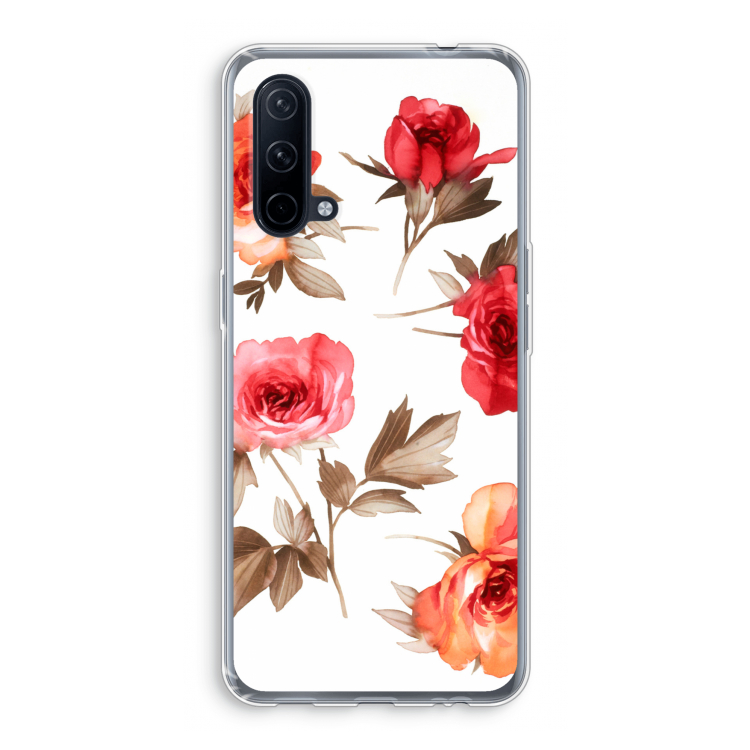Roosjes: OnePlus Nord CE 5G Transparant Hoesje