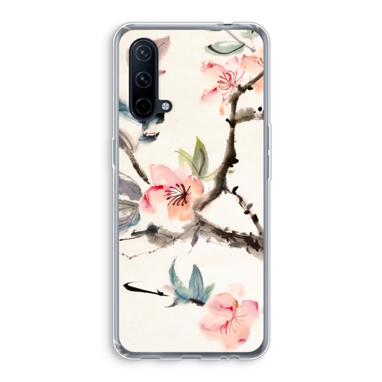 Japanse bloemen: OnePlus Nord CE 5G Transparant Hoesje
