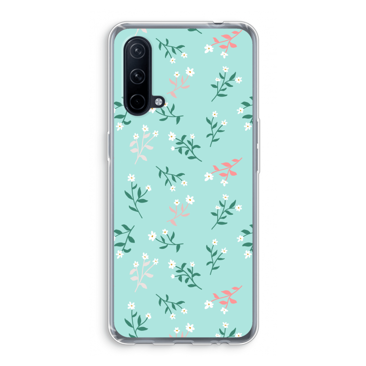 Small white flowers: OnePlus Nord CE 5G Transparant Hoesje