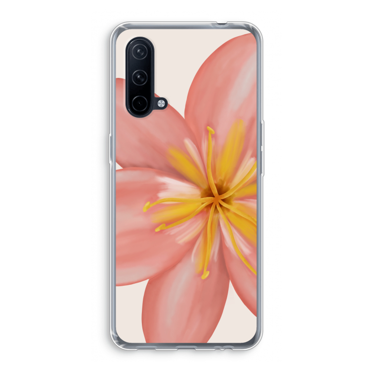 Pink Ellila Flower: OnePlus Nord CE 5G Transparant Hoesje