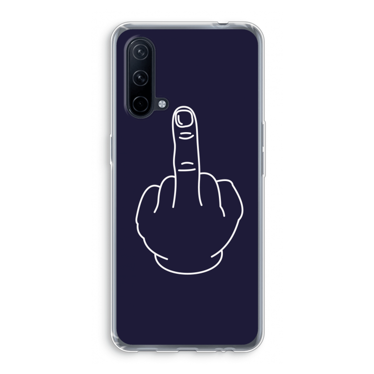 F**k U: OnePlus Nord CE 5G Transparant Hoesje