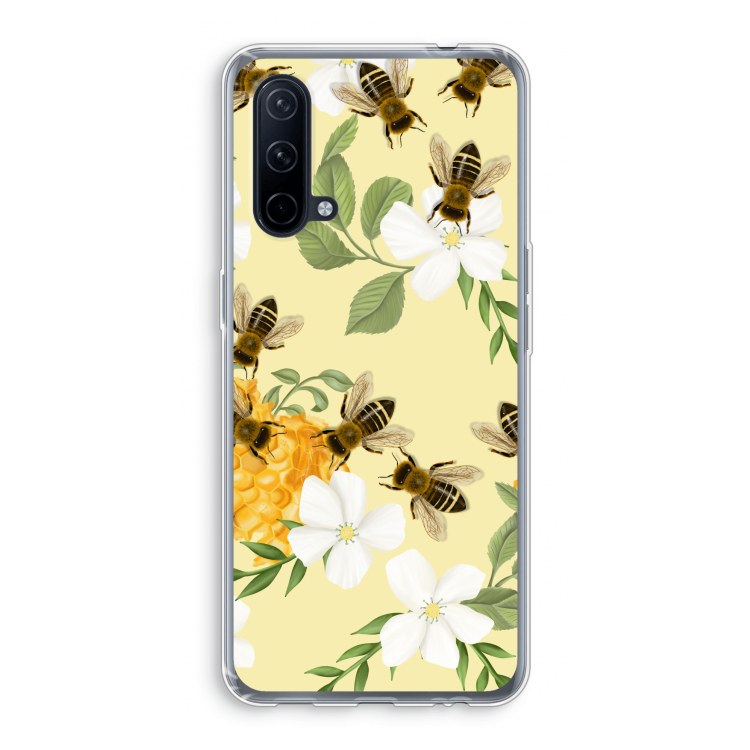 No flowers without bees: OnePlus Nord CE 5G Transparant Hoesje