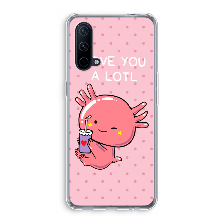 Love You A Lotl: OnePlus Nord CE 5G Transparant Hoesje