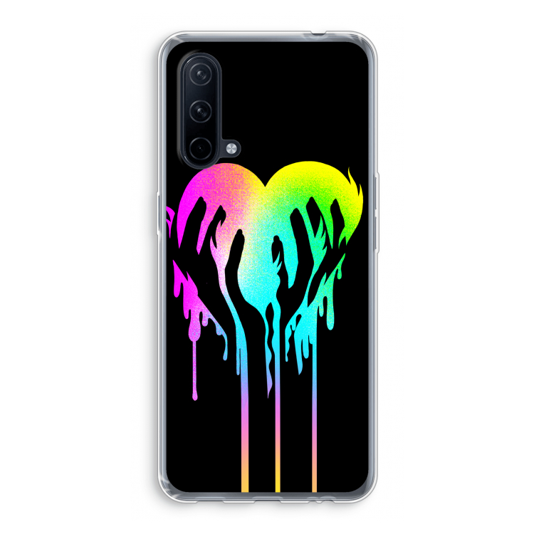 Hold My Heart: OnePlus Nord CE 5G Transparant Hoesje