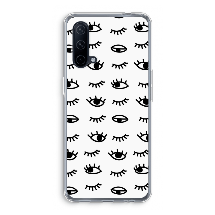 Eye pattern #2: OnePlus Nord CE 5G Transparant Hoesje