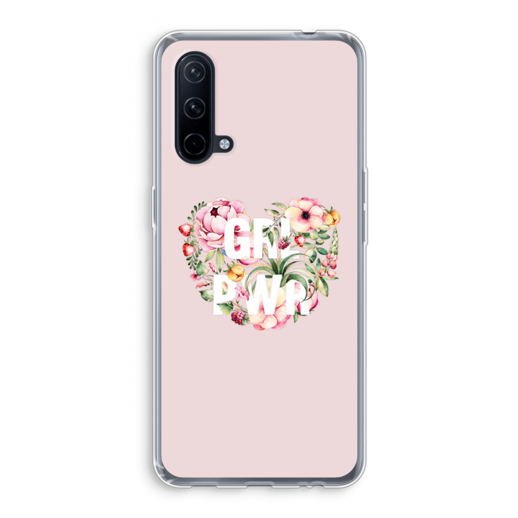 GRL PWR Flower: OnePlus Nord CE 5G Transparant Hoesje