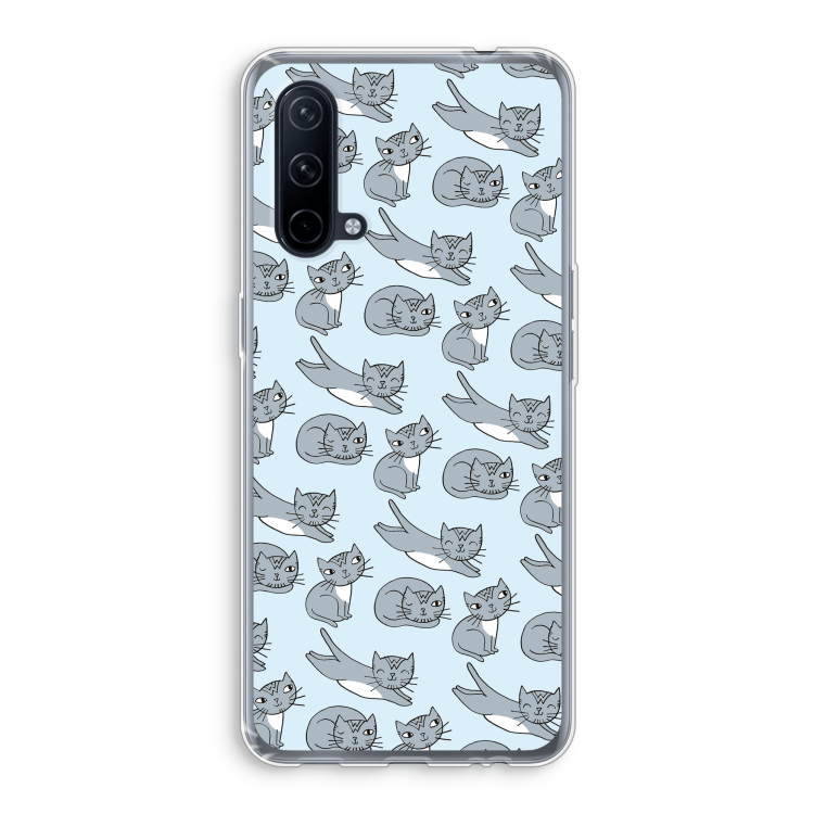 Poezen: OnePlus Nord CE 5G Transparant Hoesje