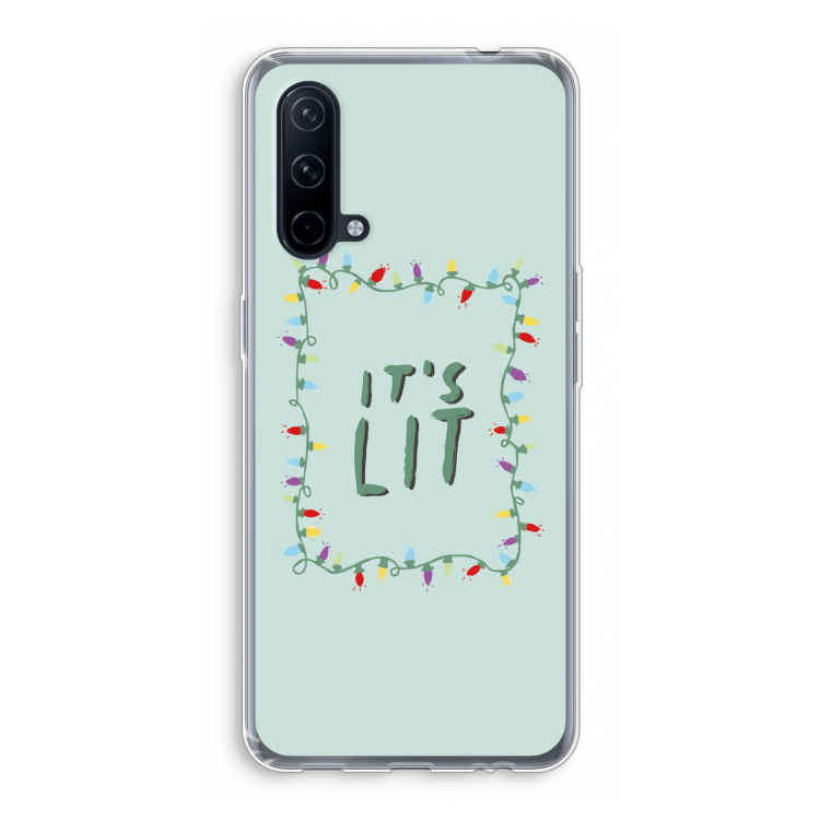 It's Lit: OnePlus Nord CE 5G Transparant Hoesje